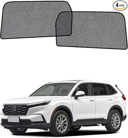 Car Window Shade for Honda CR-V or CRV 2023-Now,2 Pack UV & Glare Protection, Breathable Privacy Screen, Insect & Bug Blocker Magnetic Mesh Side Rear Sun Shades for Baby Camping, Napping & Travel by Unknown