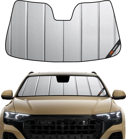 Pigenius Windshield Sun Shade for Audi Q8 2019-2026, SQ8/RS Q8 2020-2026 Custom Front Window Sunshade - Safeguard by Pigenius