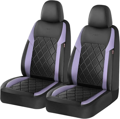 Coverado Car Seat Covers, Front Seat Covers, 2 Front Automotive Seat Cover, Mesh Breathable Seat Protectors, Universal Fit for Most Cars - Image 7