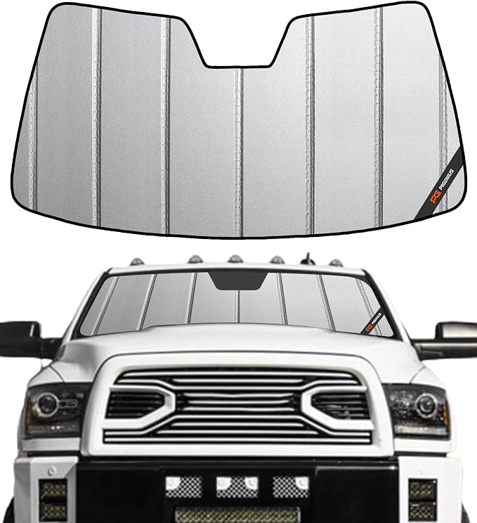 Pigenius Windshield Sunshade for Dodge Ram 2500/3500 2010-2018 Front Window Shade - Safeguard by Pigenius
