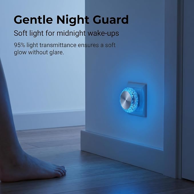 Car Interior USB LED Atmosphere Lamp, Car Crystal Mini Decoration Night Light, Plug-in USB Ambient Lights, Universal for Most Cars (Blue) - Image 5