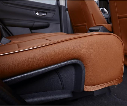 EKR Car Rogue Seat Covers 2014-2020(No Sport),Leatherette Full Set | Custom Fit for Nissan Rogue(Not for Sport) S/SV/SL 2014-2020,Faux Leather(Brown) - Image 5