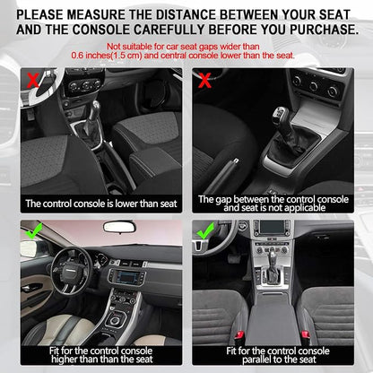 Car Seat Gap Filler Organizer, 2 Pack Multifunctional Car Seat Organizer, Auto Console Side Storage Box with Cup Holders 2 Seat Hooks for Drink, Car Organizer Front Seat for Holding Phone, Sunglasses - Image 7