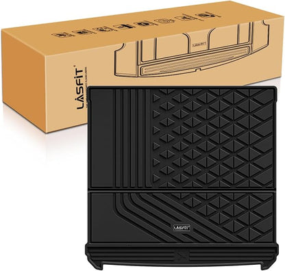 LASFIT Cargo Mat for BMW iX 2022-2026 xDrive45 xDrive50 xDrive60 M60 M70 | All Weather TPE Custom Fit Cargo Trunk Mat Liner Accessories, Black by LASFIT