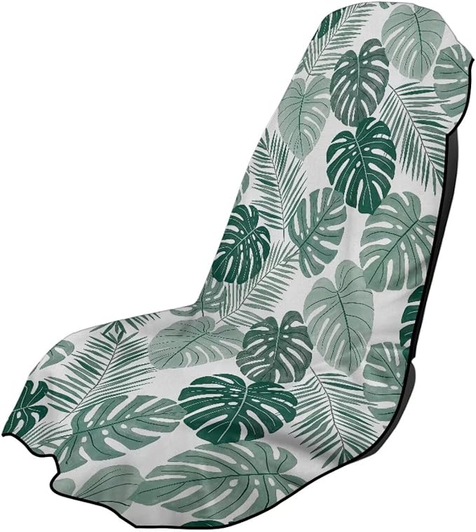 SEANATIVE Seat Cover Towel, Sweat Carseat Protector, Tropical Leaf Car Towel Cushion Cover Perfect for Car Truck SUV Seat, Great for Surfing Yoga Gym Workout by SEANATIVE