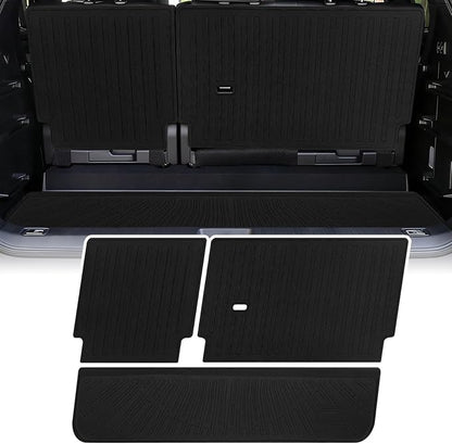 Cargo Liner Compatible with 2023-2025 2026 Toyota Sequoia Trunk Mat Cargo Mat Back Seat Cover Protector (Backrest Mats+Trunk Mat) by YEBOOCA