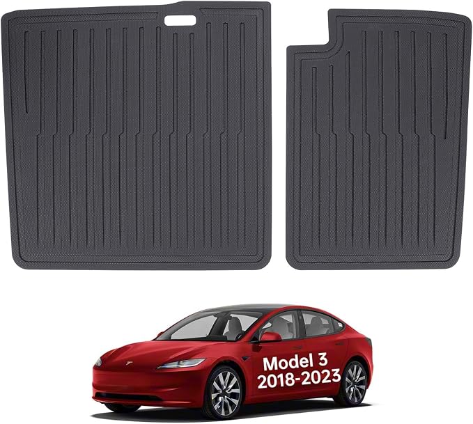 2nd Row Seatback Protector Compatible with Tesla Model 3 2018-2023 5 Seat Back Seat Cover All Weather Cargo Liner Model 3 Accessories | Custom Fit Trunk Protection (2PCS Backrest Protector) - Image 9