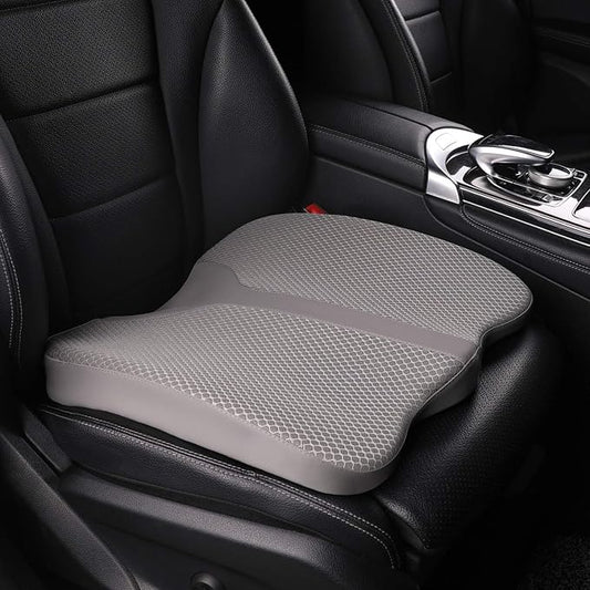 Car Seat Cushion, Comfort Memory Foam Seat Cushion for Driving by LARROUS