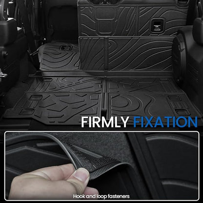 Cargo Mat for Jeep Wrangler JL Unlimited 2018-2026 Accessories | Not fit JK/4XE, Cargo Liner & Rear Seat Back Protector, All Weather TPE, Non Slip & Odorless & Scratch Proof, Quick Clean - Image 6
