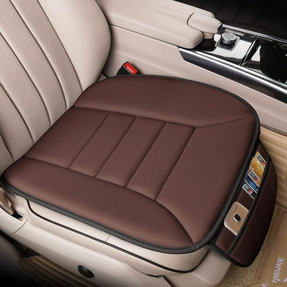 Lofty Aim Car Seat Cushion for Driving, Memory Foam Driver Seat Cushion | Car Seat Cushion for Long Driving, Automotive Seat Cushion for Pain Relief, Car Seat Pillow Fits Vehicles, Office, Brown by LoftyAim