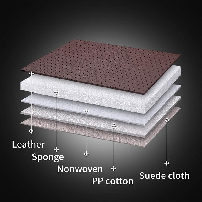 Coverado Car Seat Covers, Seat Covers for Cars, Waterproof Leather Auto Seat Protectors, Leather Car Seat Cushion, Car Interiors Accessories Universal Fit for Most Cars - Image 8