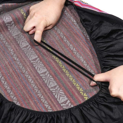 Pink Cute Car Seat Cover Hippie Boho Baja Saddle Blanket 4PCS Front | Women, Girly, Breathable, Washable without Fading, Anti-Slip, Airbag Compatible, Universal Fit for Most Automotive, SUVs - Image 8
