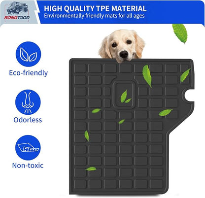 Rongtaod Cargo Mat & Backrest Mats for 2010-2024 Toyota 4Runner 5 Seats | without Sliding Tray, Trunk Mat Cargo Liner TPE All Weather Back Seat Cover Protector 2023 4 Runner Accessories - Image 8