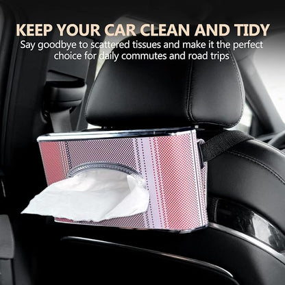 Car Tissue Holder, Tissue Box Holder for Car, Visor Organizer | Car Visor Organizer with Secure Clip, Hanging Tissue Dispenser for Sun Visor, Easy Access, Fits Most Cars, SUVs & Trucks - Image 3
