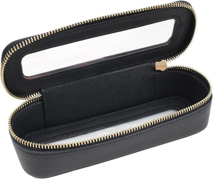 Travel Clear Makeup Bag Set, TSA Approved Cosmetic Bag Case with Zipper Portable Makeup Pouch Toiletry Bag Traveling Cosmetic Organizer Storage Bag Car Organizer Car Essentials by FFpaw