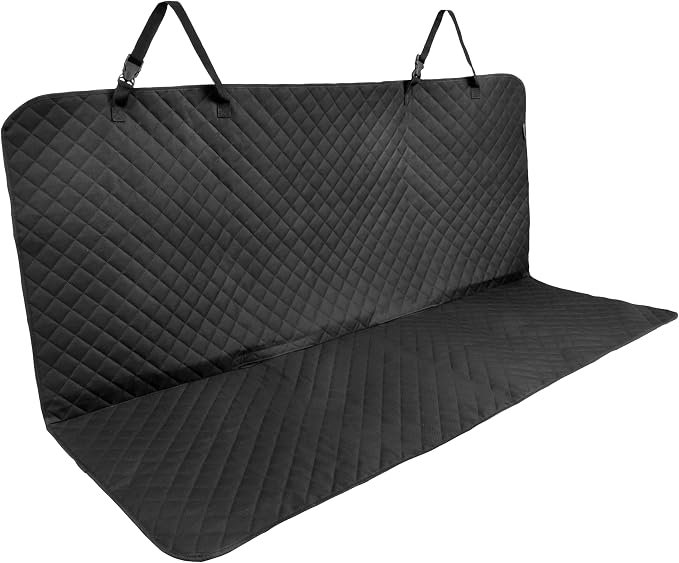 Lusso Gear Car Seat Protector for Baby Car Seat (Bench Seat Cover) - Waterproof - Thick Padding - Protects Fabric or Leather Seats (Black) by LussoGear