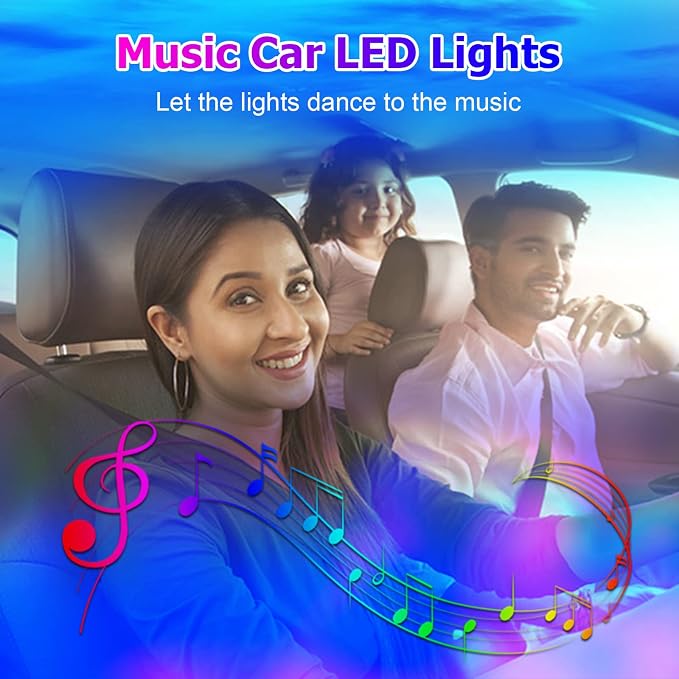 Tesla Dreamcolor Interior Car Lights, WEBUPAR Tesla Car Accessories 9 in 1 Car LED Strip Lights with APP Control and 213 Modes, 175 inches 593 LEDs Acrylic Fiber Optic Lights, RGB Neon Car Lighting - Image 6