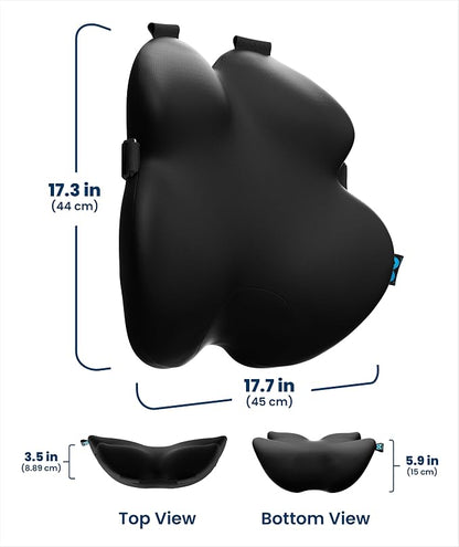 Everlasting Comfort The Original Lumbar Support Pillow for Office Chair - Improves Posture, Promotes Back Pain Relief - Superior Back Support for Gaming and Desk Chairs - Lumbar Pillow for Car, Couch - Image 9