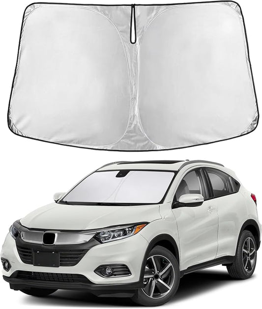 Autovir Windshield Sun Shade Fit for 2016-2020 2021 2022 Honda HRV | Sunshade, Front Car Window Shades Sun Visor, Blocks UV Rays & Heat, Car Accessories by Autovir