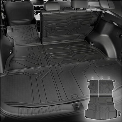 Cargo Mat for Toyota RAV4 Hybrid 2026 Accessories | Not Fit Limited/PHEV, Cargo Liner & Rear Seat Back Protector, All Weather TPE, Non Slip & Odorless & Scratch Proof by JOULARISE