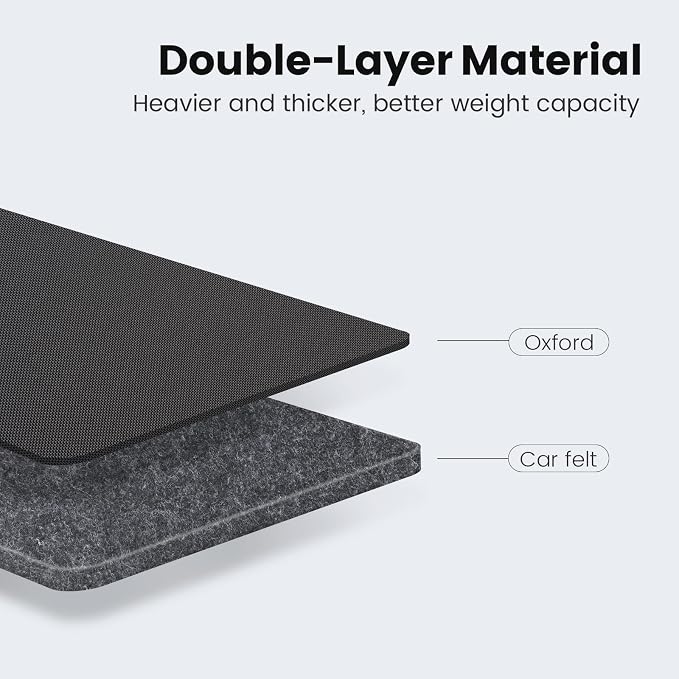 Viaviat Car Seat Protector Large Kick Mat 2 Pack Durable Water Resistant Auto Seat Back Covers with 2 Mesh Pockets Protection Against Dust Mud Scratches (Black, 2-Pack) - Image 6