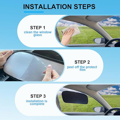 2Pcs Car Window Shades for Side Window,Removable Side Window Sunshades | Static Cling Shades Sunshine Blocker Visor Sunshade Extender,Passenger/Driver Window Sun Shade - Image 7