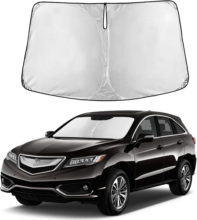 Autovir Windshield Sun Shade Fit for 2013-2016 2017 2018 Acura RDX | Sunshade, Front Car Window Shades Sun Visor, Blocks UV Rays & Heat, Car Accessories by Autovir