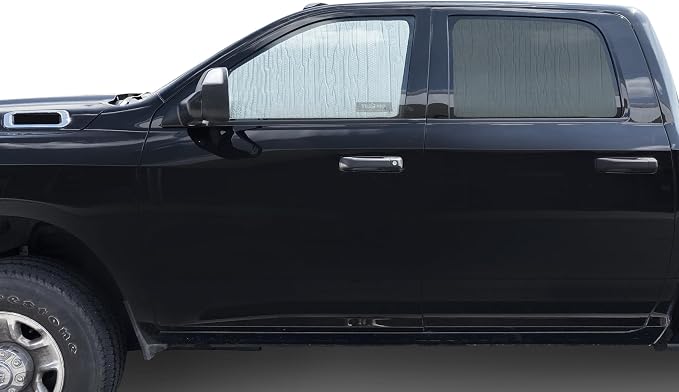 YelloPro Side Window Front Seat Sunshade Custom Fit for 2010-2019 2020 2021 2022 2023 2024 2025 2026 Dodge RAM 2500 3500 - Quad Cab, Crew Cab, Mega Cab - 4Dr 4Door (2PCS) - Image 5