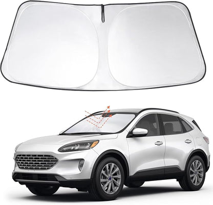 Windshield Sun Shade Sunshade for 2020-2025 2026 Ford Escape | Full covered for windshield, Foldable & Durable, Block UV Rays, Reduce Heat, Easy to install, Keeps Car Cooler by LHFLIVE