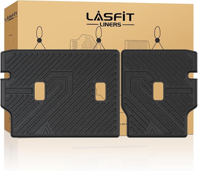 LASFIT Rear Seat Back Protector for Honda Passport 2026 | All Weather TPE Pet Friendly Custom Fit Passport Second Row Back Seat Cover Mat Liner Accessories, Black by LASFIT