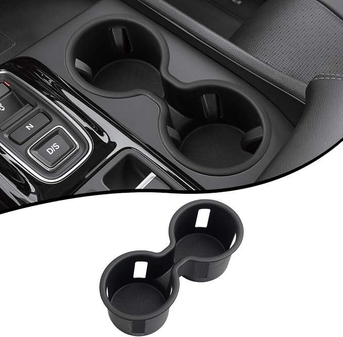 Autorder Car Cup Holder for Honda Pilot 2023-2025/Passport Ridgeline 2024-2025 2026 Accessories Water Cup Holders TPE Durable Cup Holder Insert for Pilot by Autorder