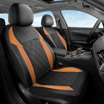 Coverado Car Seat Covers, Front Seat Covers, 2 Front Automotive Seat Cover, Mesh Breathable Seat Protectors, Universal Fit for Most Cars by COVERADOAUTO