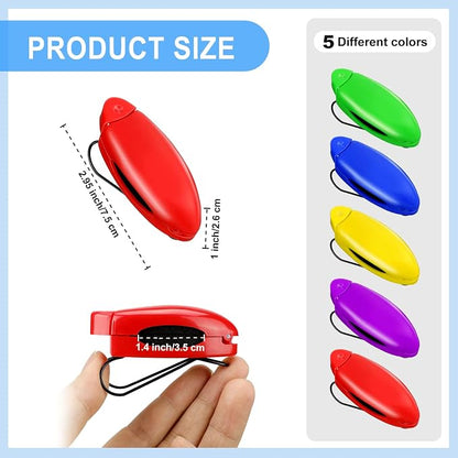 Frienda 5 Pcs Sunglasses Holder for Car Sun Visor Clip,Bright Color | Visor Clips for Eyeglasses, Securely Holds Glasses, Ticket Card Holder, Metal Shell Spring Clip, For Women Men Drivers - Image 3
