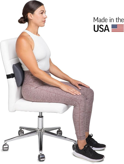 OPTP The Original McKenzie Slimline Lumbar Support, Slim Lumbar Cushion | Low back support for office chair, car seats & travel lumbar pillow, the preferred lumbar cushion by physical therapists - Image 2