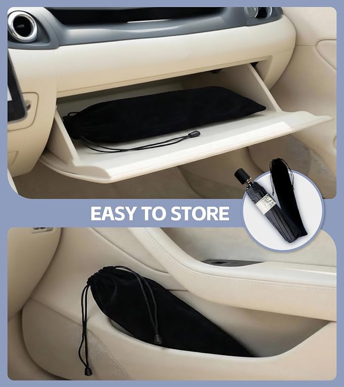Windshield Sun Shade Umbrella for Audi A4 A5&S5 RS5 2018-2026 Front Window | Heat-Reflective Window Shade, Umbrella Sunshade Cover Blocks Heat, Protects Interior, Vehicle-Specific Precision Fit - Image 8