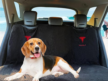Upgraded Compatible with Tesla Seat Covers for Model 3/Y/X/S - Sweat-Resistant Back Seat Towel Cover for Kids, Pets and Dog Tesla Seat Protect Accessories - Image 5