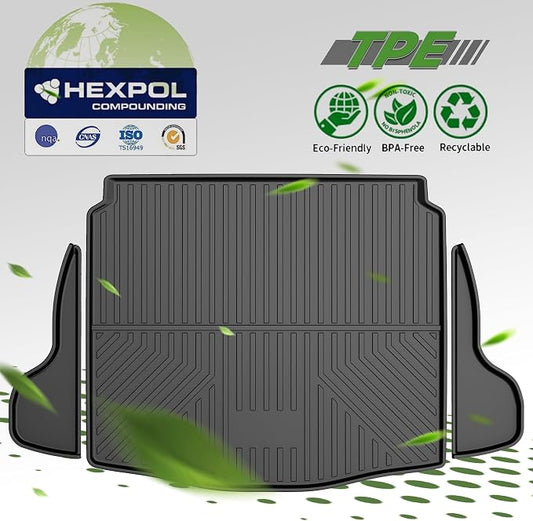 Upgrade Corolla Cross SUV Cargo Liner | Custom Fit Trunk Mat Compatible with 2022 2023 2024 2025 Toyota Corolla Cross (FWD Models Only) | All Weather TPE Cargo Mat for Corolla Cross - Image 2