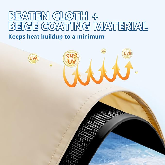Windshield Sun Shade Car Umbrella, Protection for Travel & Outdoor Use | Foldable Umbrella Sunshade for Car Windshield, Blocks UV Rays & Insulates Heat, Universal for Sedans, SUVs, Trucks - Image 6