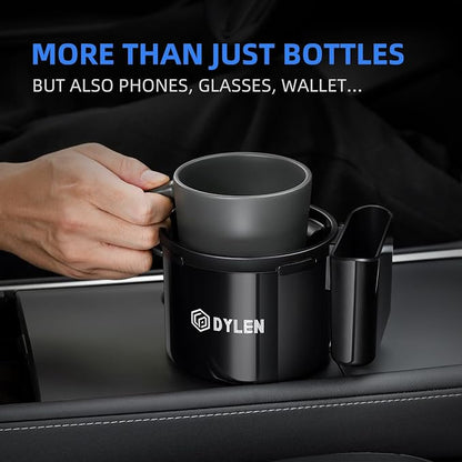 DYLEN Car Cup Holder Expander with Adjustable Base, Fits 16–46oz Bottles | Expandable Base Fits 2.5"–3.8" Cup Holders; Secures Yeti, Owala 16–46oz Bottles; 99% Phones; Anti‑slip Tabs Prevent Spills - Image 7