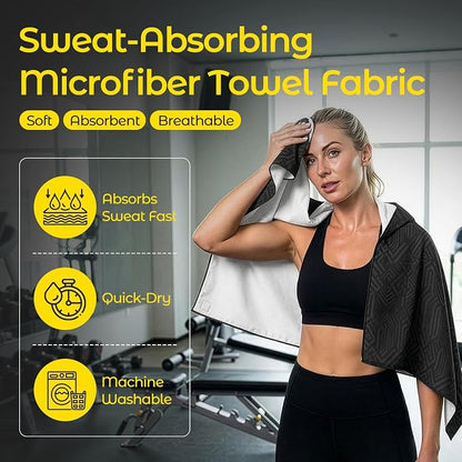 Car Seat Towel Cover, Full-Sized, Sweat Absorbing Towel for Gym - Geometric | Washable quick-dry towel cover protects front seats from sweat and water after gym, workout, running, beach and swimming - Image 4
