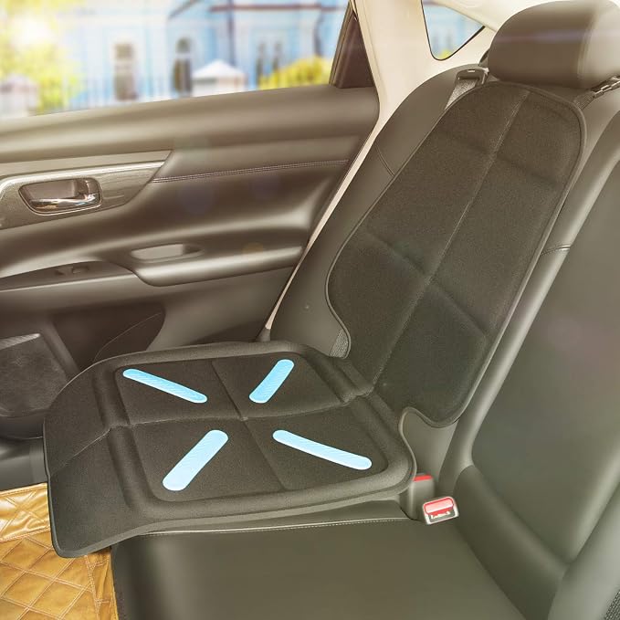 Car Seat Cover for Baby Child Car Seats, Shynerk Auto Car Seat Protector for Under Car Seats to Protect Automotive Vehicle Leather and Cloth Upholstery - Waterproof and Dirt Resistant - Image 7