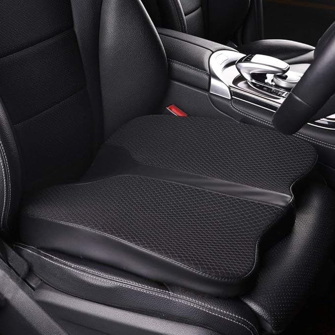 Car Seat Cushion, Comfort Memory Foam Seat Cushion for Driving by LARROUS