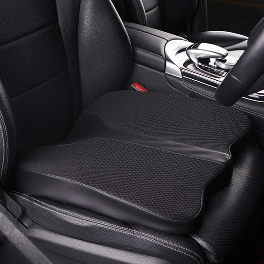 Car Seat Cushion, Comfort Memory Foam Seat Cushion for Driving by LARROUS