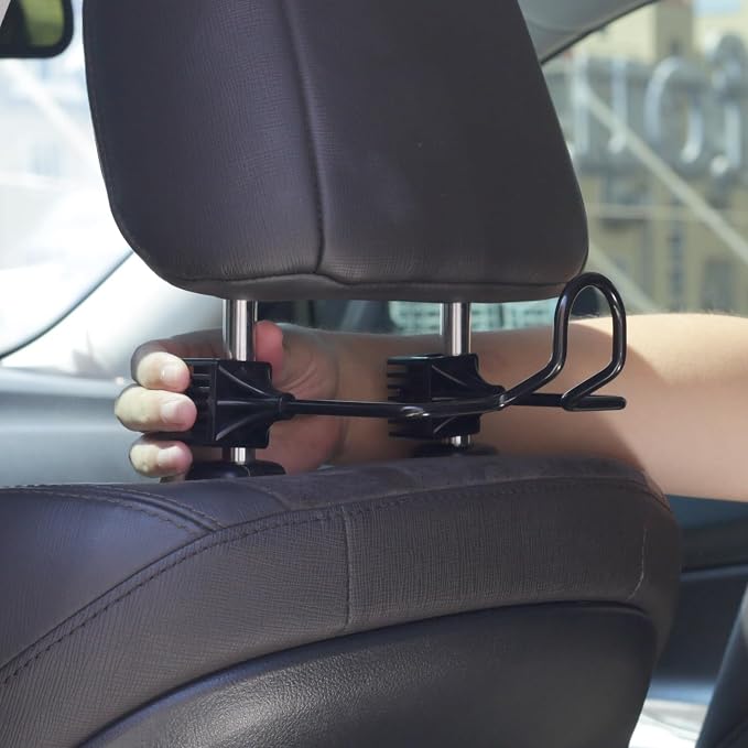 GEEDAR Hard Hat Holder for Truck Seat, Caps Hanger for Truck Accessories, Car Back Seat Headrest Hooks for Men and Women - Image 3