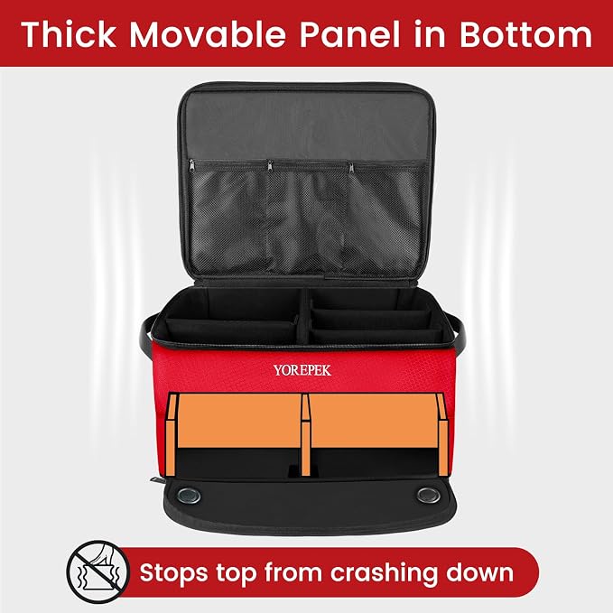 YOREPEK Golf Gifts for Men, 2 Layer Golf Trunk Organizer for 2 Pair Shoes | Waterproof Car Trunk Locker with Separate Ventilated Compartment for Balls, Tees, Clothes, Gloves, Birthday Gifts for Golfers - Image 6