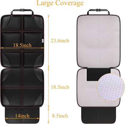 Meolsaek Car Seat Protector, Non-Slip Backing Will Not Leave Imprint | Waterproof Thicker Car Seat Cover for SUV, Sedan, Truck, Leather Car Seat Cushion - Image 2