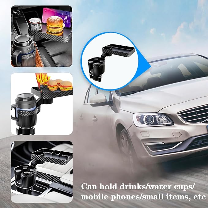 Car Cup Holder Expander Water Bottle Base fit Stanley for Yeti Rambler for Hydro Flasks 14/24/32/36/40oz -Adjustable Expandable Cup Holder Accessories for car Most Cars Trucks SUVs.(BJ-2392) - Image 6