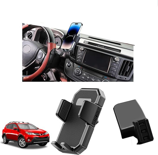PZK Auto Lock Car Phone Holder for Toyota RAV4 2013-2018 Accessories Vent | RAV 4 Car Phone Mount One Button Release 360° Rotation Hands Free Adjustable Phone Stand Fit All 4.0-7.0'' Smartphones by SpecificCarPhoneHolder