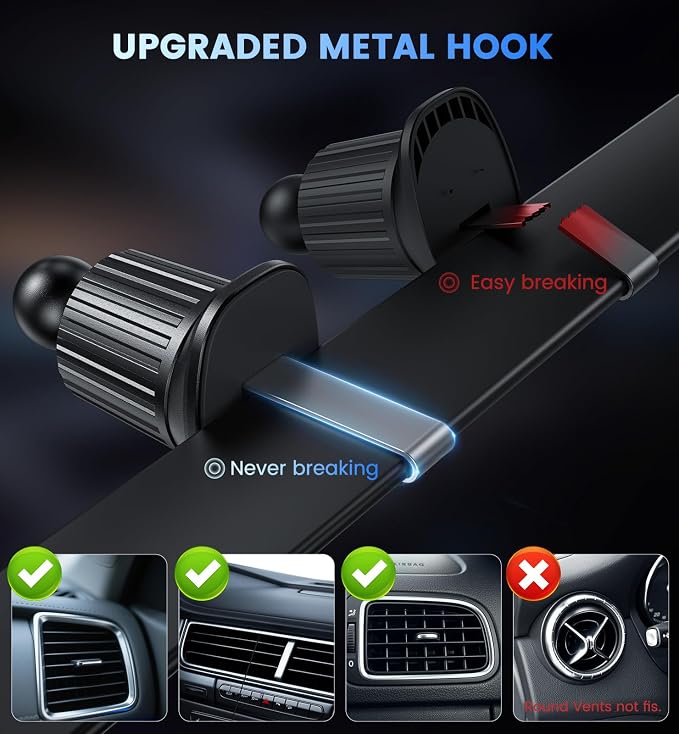 Magnetic Car Mount Charger 15W Magnetic Wireless Car Charger for iPhone 17 Accessories Magnetic Phone Holder for Car 3 in 1 Magnetic Car Mount for iPhone17Pro/16/15/14/13/12 Series Gifts for Men Women | N52 Strong Magnets, 360° Rotation, Dashboard & Ve... - Image 7