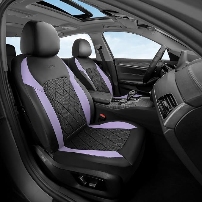 Coverado Car Seat Covers, Seat Covers Full Set, 5 Seats Automotive Seat Cover, Mesh Breathable Seat Protectors, Universal Fit for Most Cars - Image 8